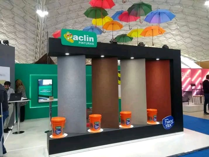 Stand comercial y exhibición de producto – Paclin Pinturas
